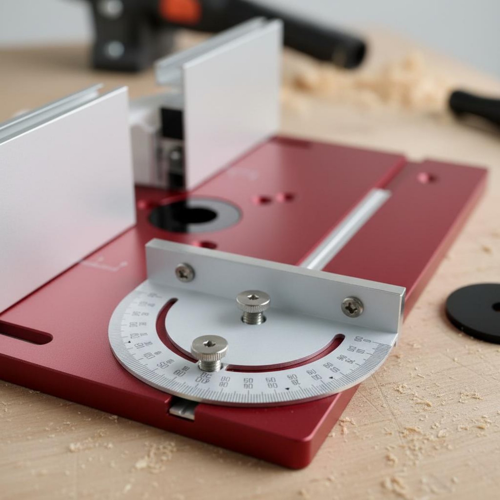 Aluminum Router Flip Plate Pre - Woodworking Routers บทวิจารณ์และราคา