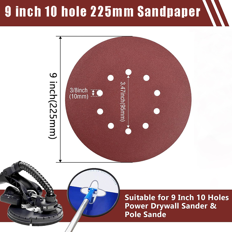 20 Pcs 9 Inch 225mm10 Hole Wal - Woodworking Wallpaper บทวิจารณ์และราคา