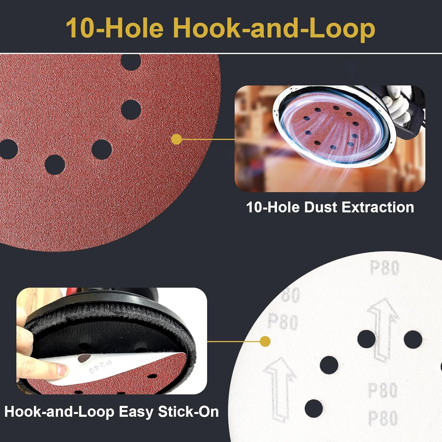 20 Pcs 9 Inch 225mm10 Hole Wal - Woodworking Wallpaper บทวิจารณ์และราคา