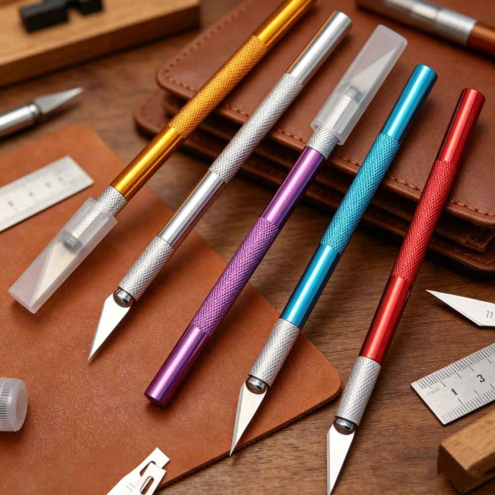 10PCS  Sharp Exacto Knife Set  - Woodworking Hobby Kits บทวิจารณ์และราคา