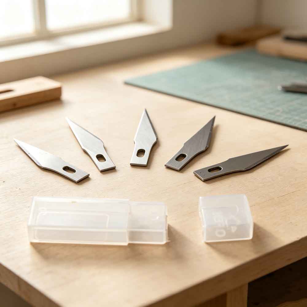 10PCS  Sharp Exacto Knife Set  - Woodworking Hobby Kits บทวิจารณ์และราคา