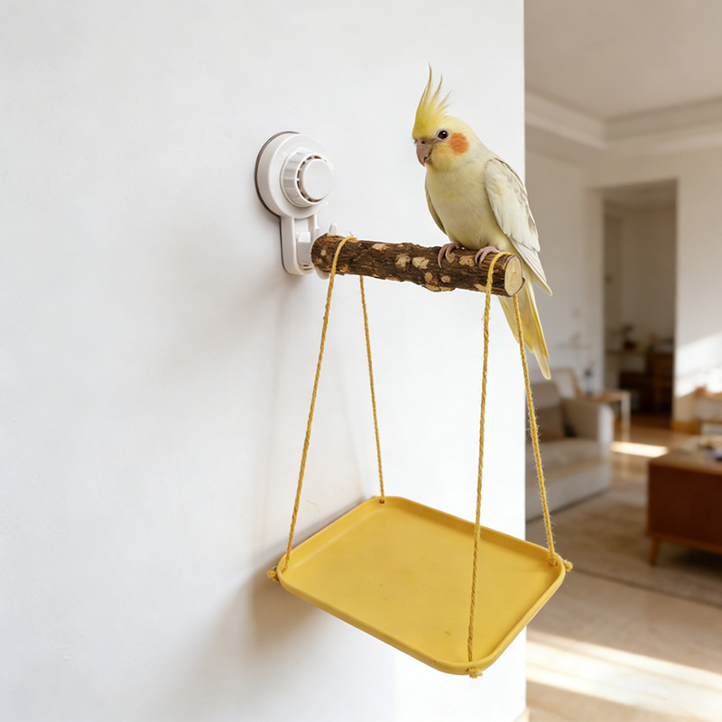 Parrot Stand with Suction Cup  - Woodworking Joint บทวิจารณ์และราคา