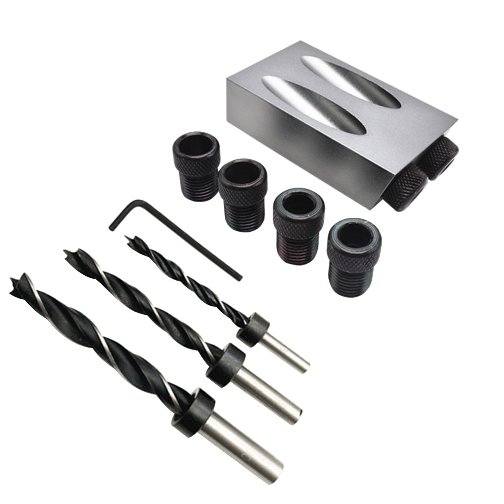 34pcs Oblique Hole Drill Set 1 - Woodworking Kits บทวิจารณ์และราคา