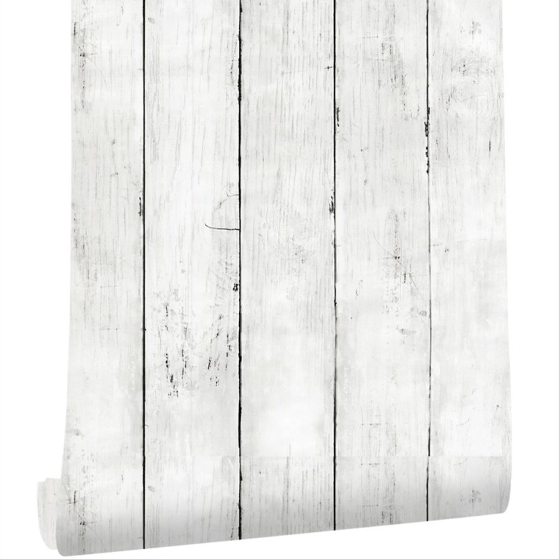 Ivory white retro imitation wo - Woodworking Wallpaper บทวิจารณ์และราคา