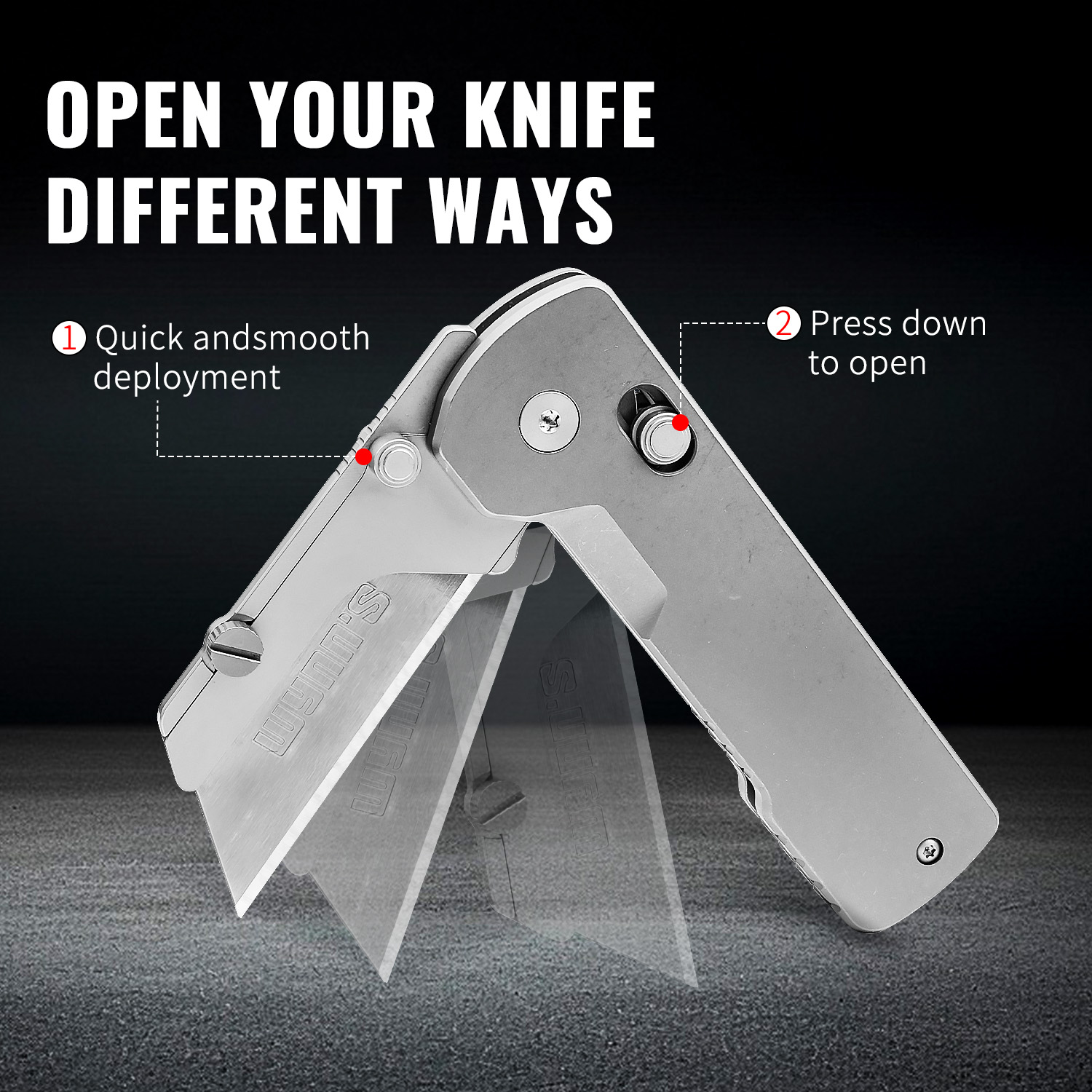Utility Knife Titanium Alloy F - Woodworking Wallpaper บทวิจารณ์และราคา