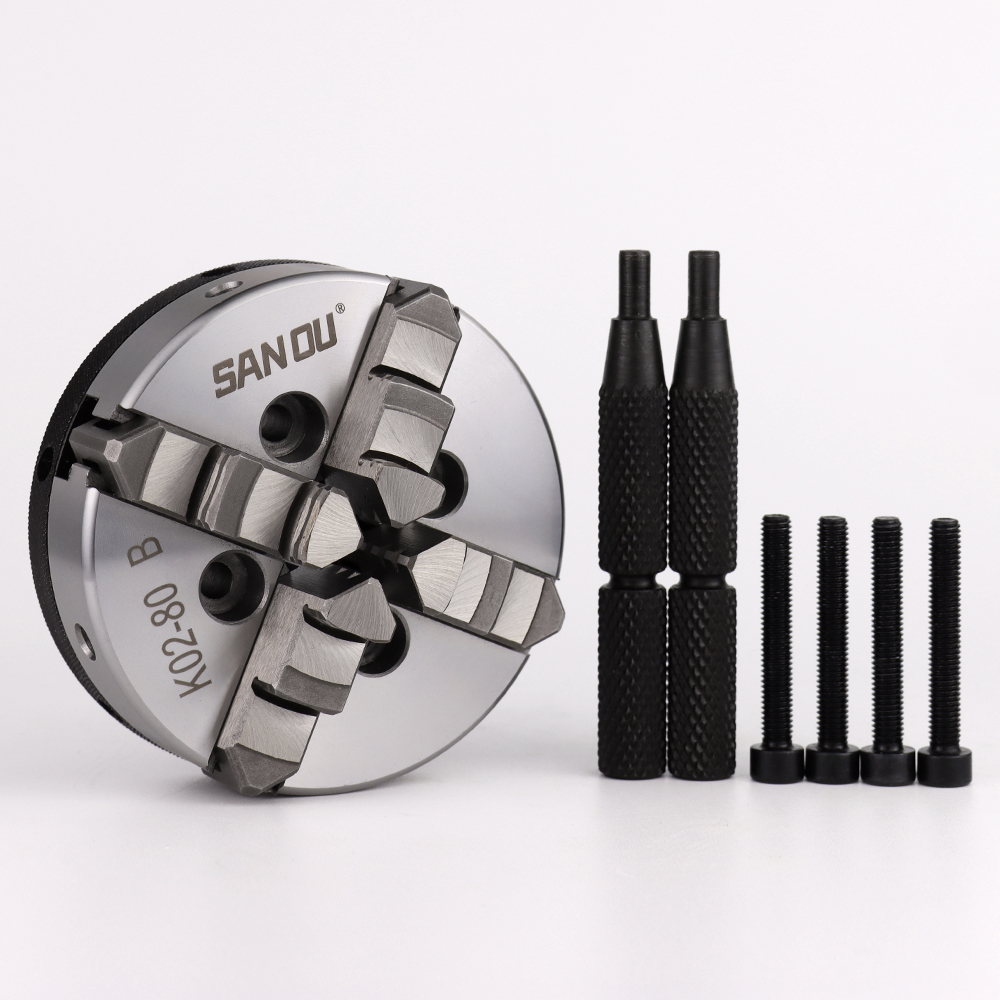 K02-50/63/80/100 4 Jaw Self-Ce - Woodworking Lathe Chuck บทวิจารณ์และราคา