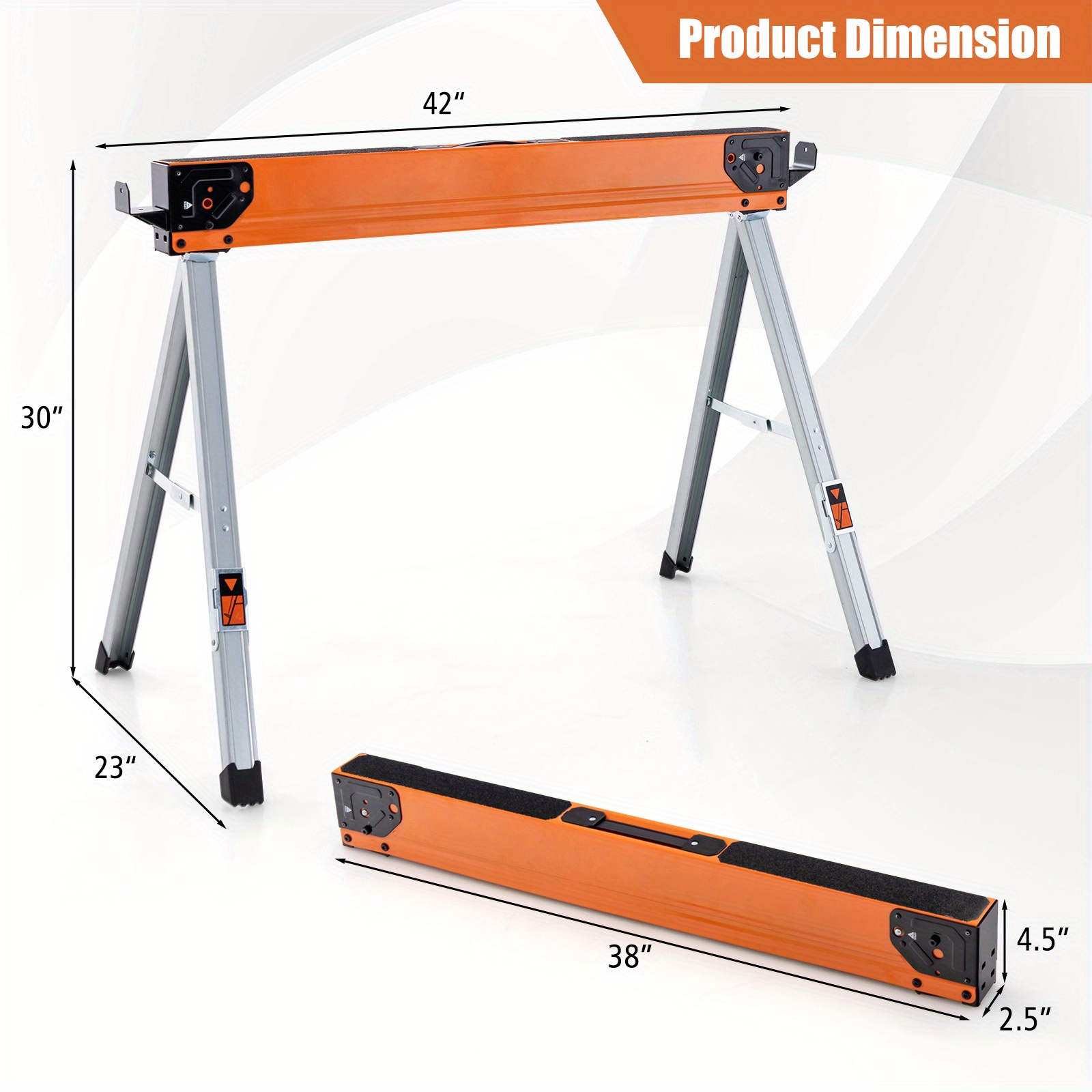 Portable Folding Sawhorses – 2 - Woodworking Workshop Design บทวิจารณ์และราคา