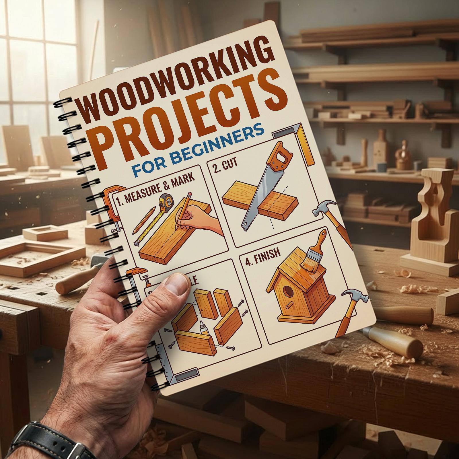 Woodworking Book for Beginners - Woodworking Book บทวิจารณ์และราคา