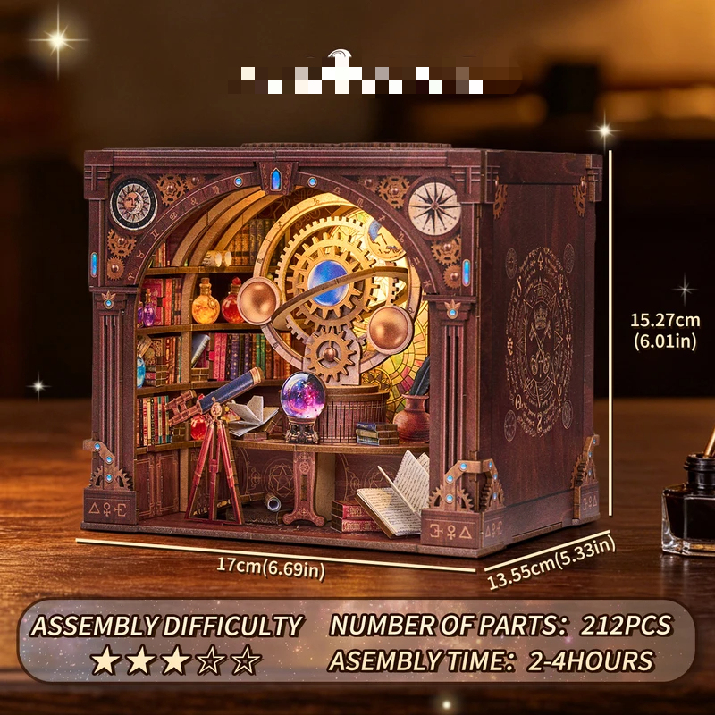 Book Nook Kit Star Trail Magic - Woodworking Book บทวิจารณ์และราคา