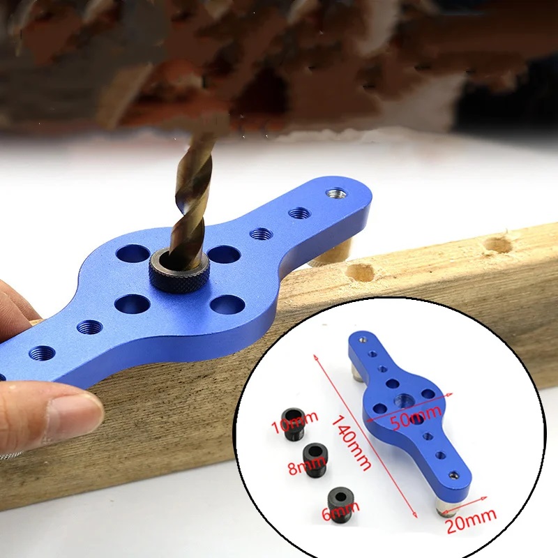 6/8/10mm Alloy Vertical Hole J - Woodworking Joint บทวิจารณ์และราคา