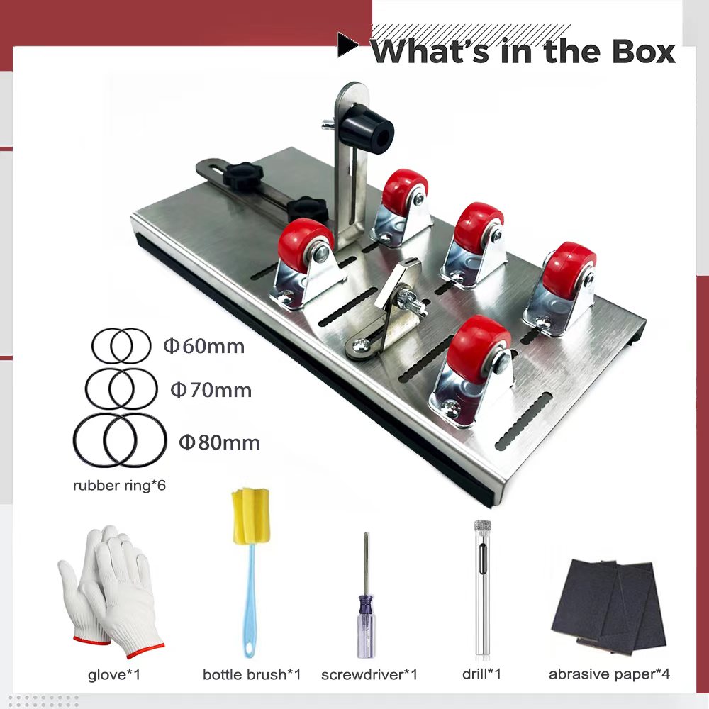 DIY Glass Bottle Cutter Adjust - Woodworking Manufacturing บทวิจารณ์และราคา