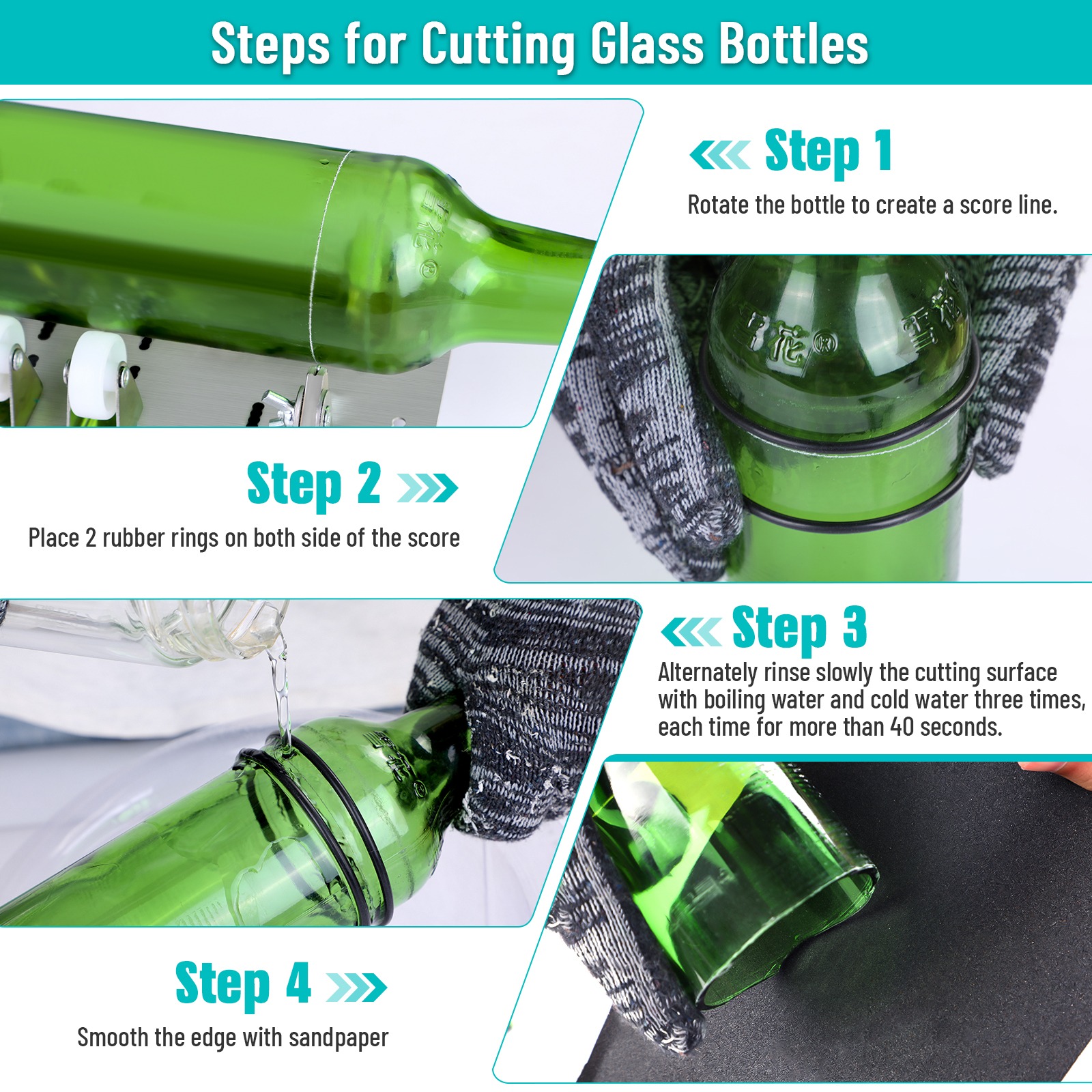 DIY Glass Bottle Cutter Adjust - Woodworking Manufacturing บทวิจารณ์และราคา