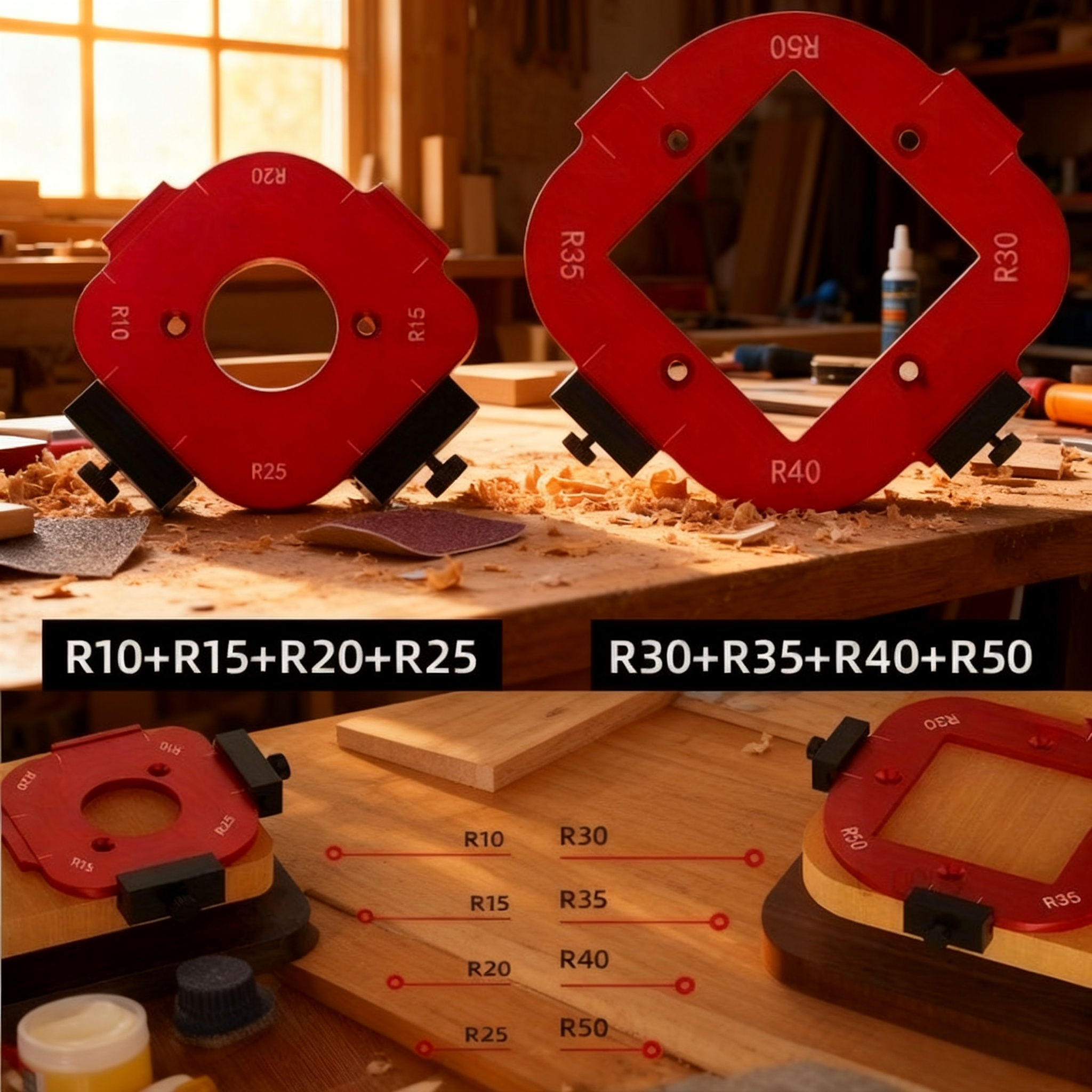 2pcs Woodworking Router Corner - Woodworking Routers บทวิจารณ์และราคา