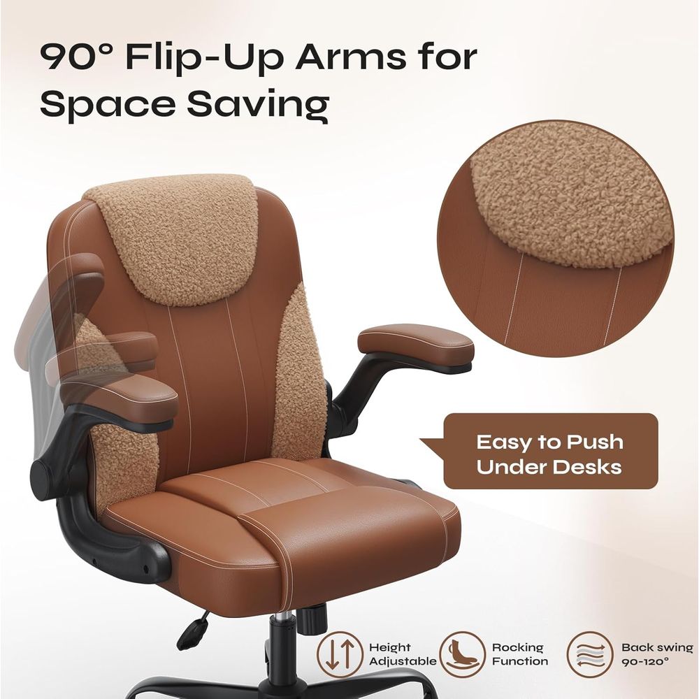 Ergonomic PU Leather Swivel Ch - Woodworking Terms บทวิจารณ์และราคา